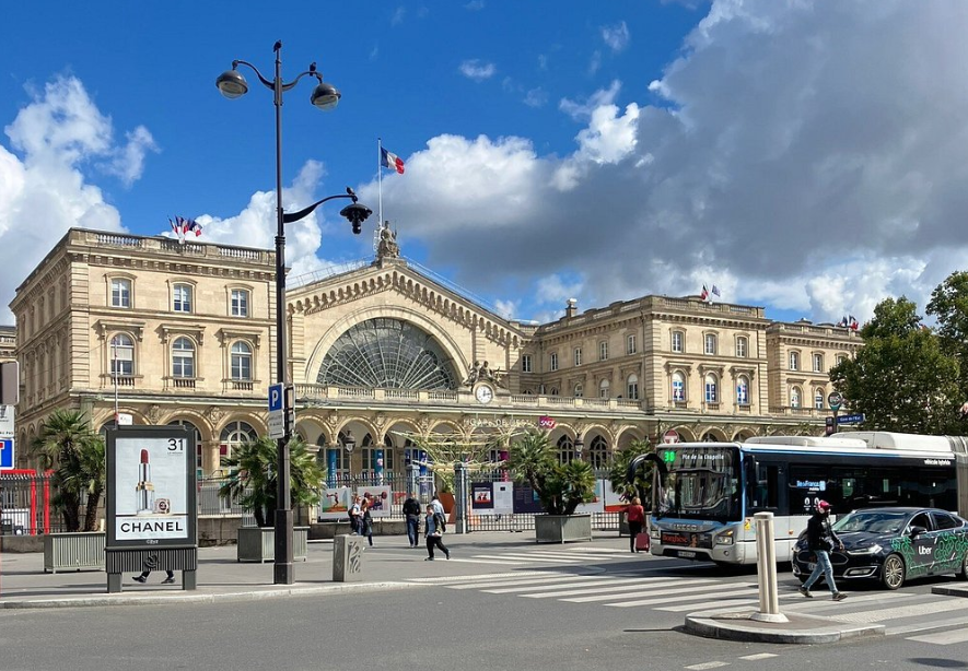Entrrée de la gare de l'Est