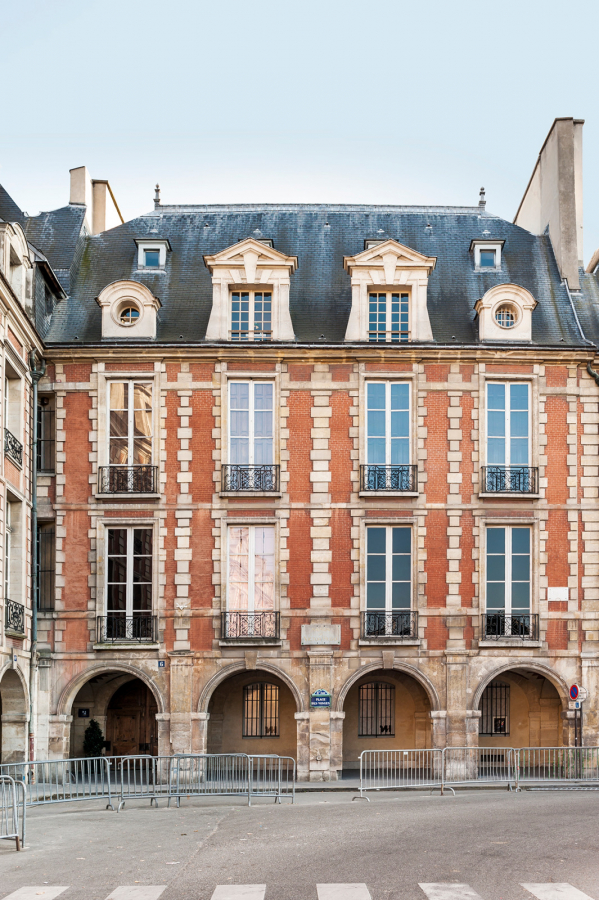 Façade de la maison de Victor Hugo