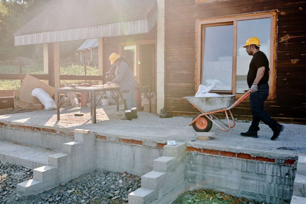 Construction d'une maison