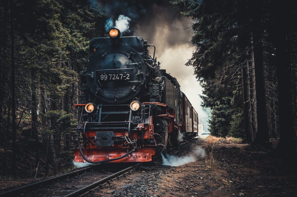 train Locomotive à vapeur