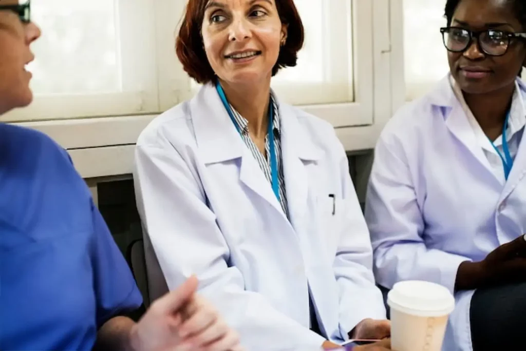 Doctors brainstorming