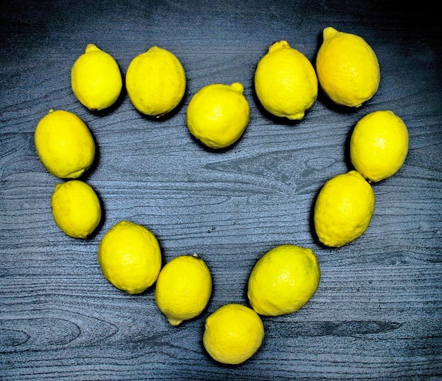 Lemons isolated on black