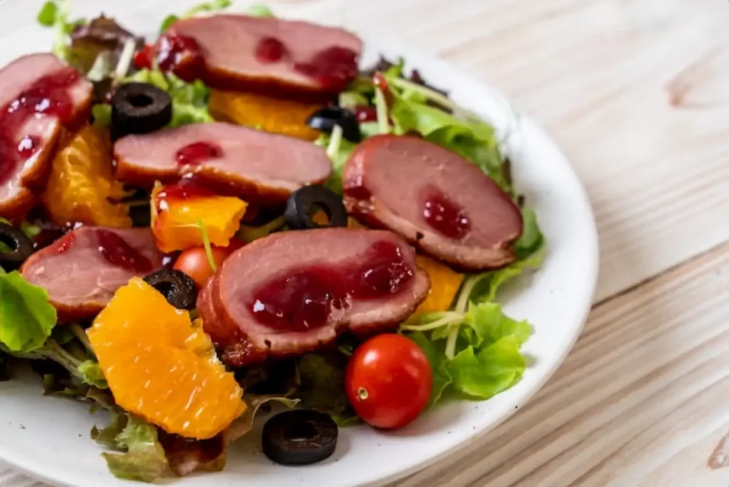 grilled duck breast salad