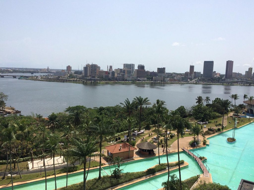 Vue sur la ville d'Abidjan