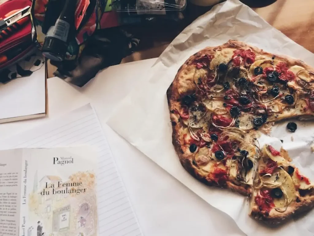 Close-up of pizza