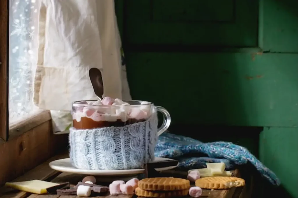 Hot chocolate with marshmallows