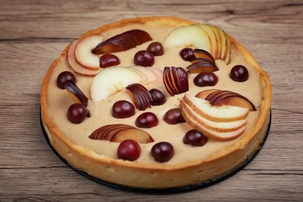 Close-up of dessert on table