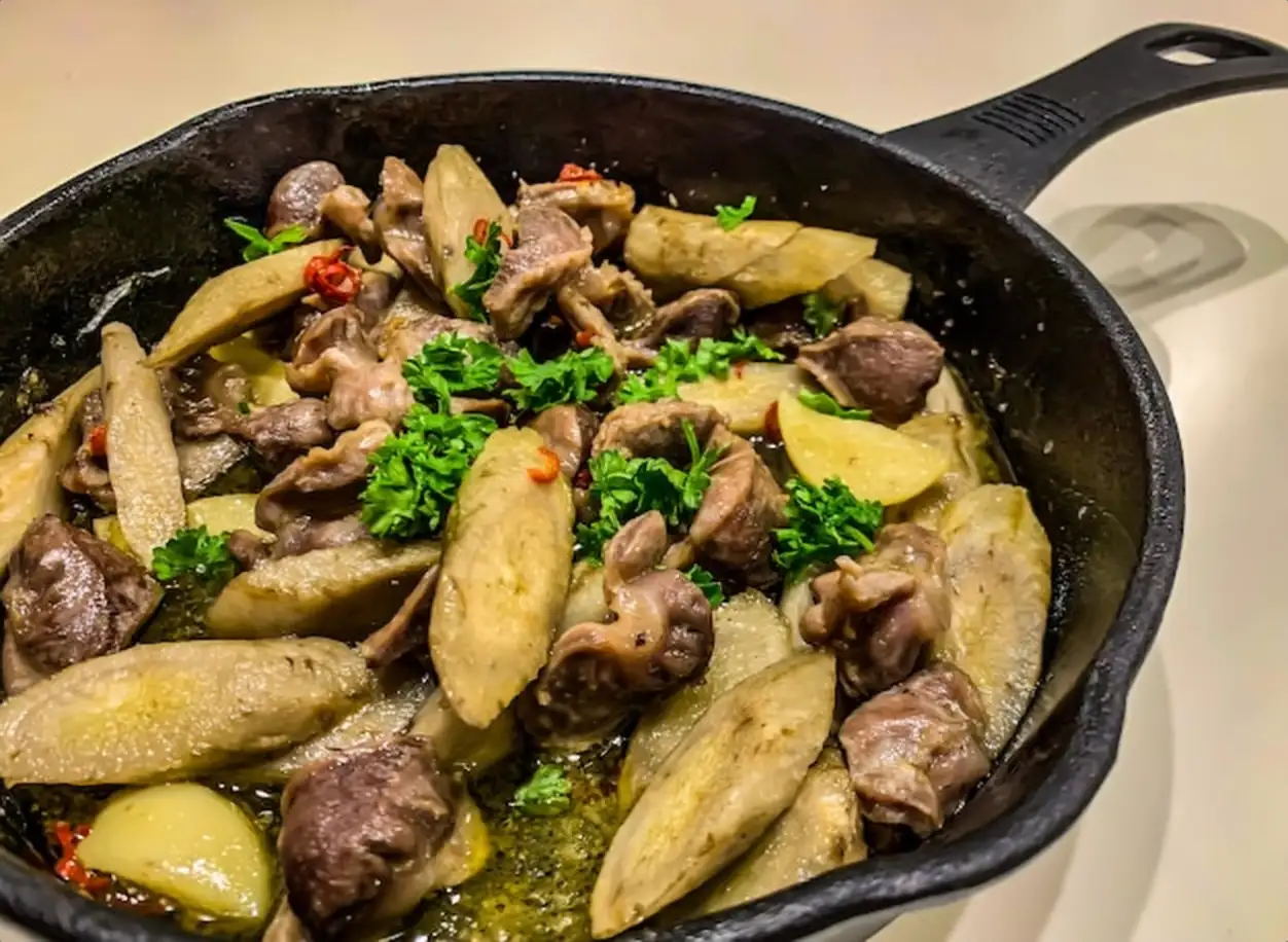 High angle view of food on table