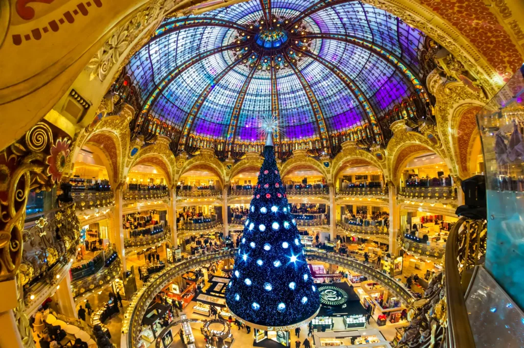 Galeries lafayettes à Noël