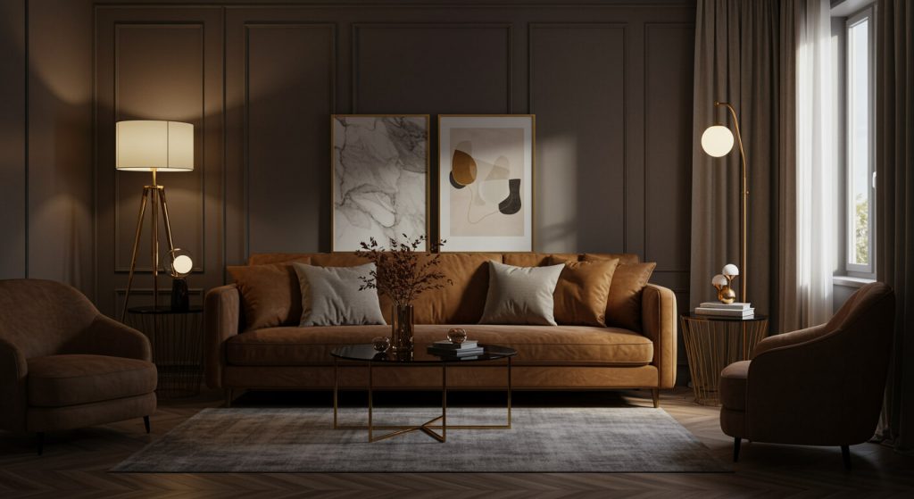 intérieur d'appartement chic parisien