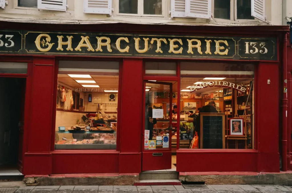 Bon Marche Paris facade luxe epicerie