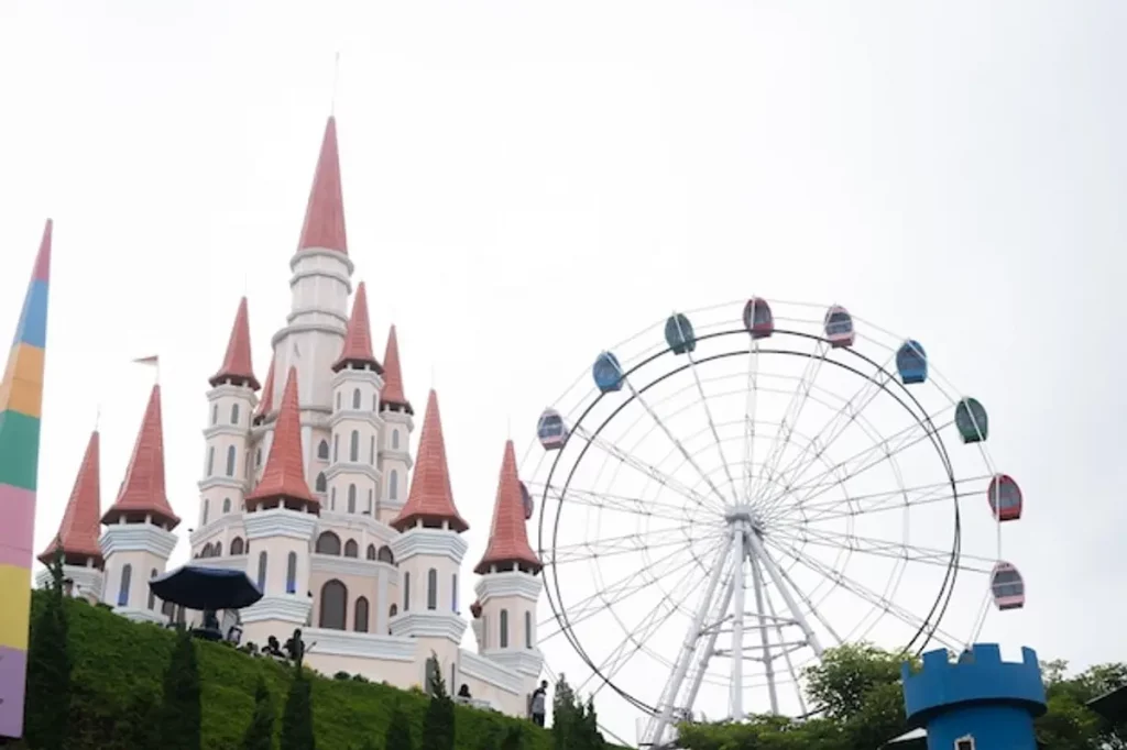 Disneyland Paris attractions château montagne russe