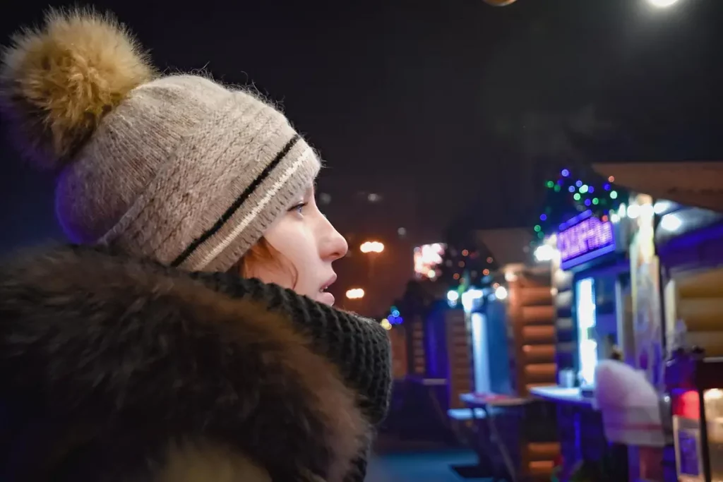 marché Noël La Défense patinoire chalets illuminés