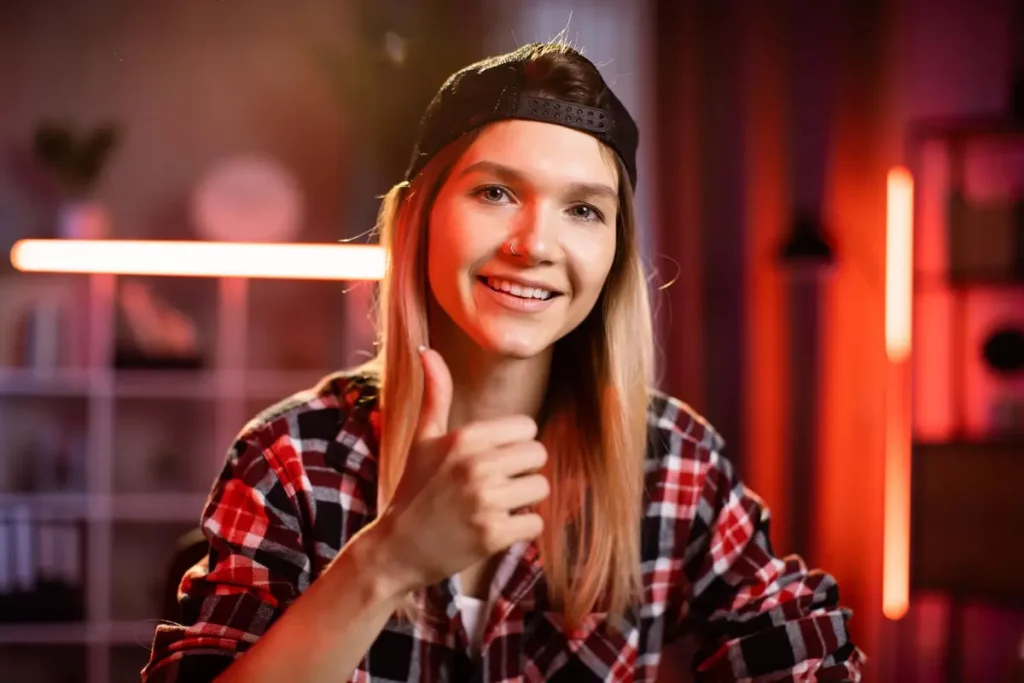 woman spotlight youtube